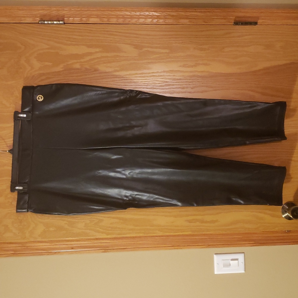 NWOT Black Skinny Leather Pants - Brand New